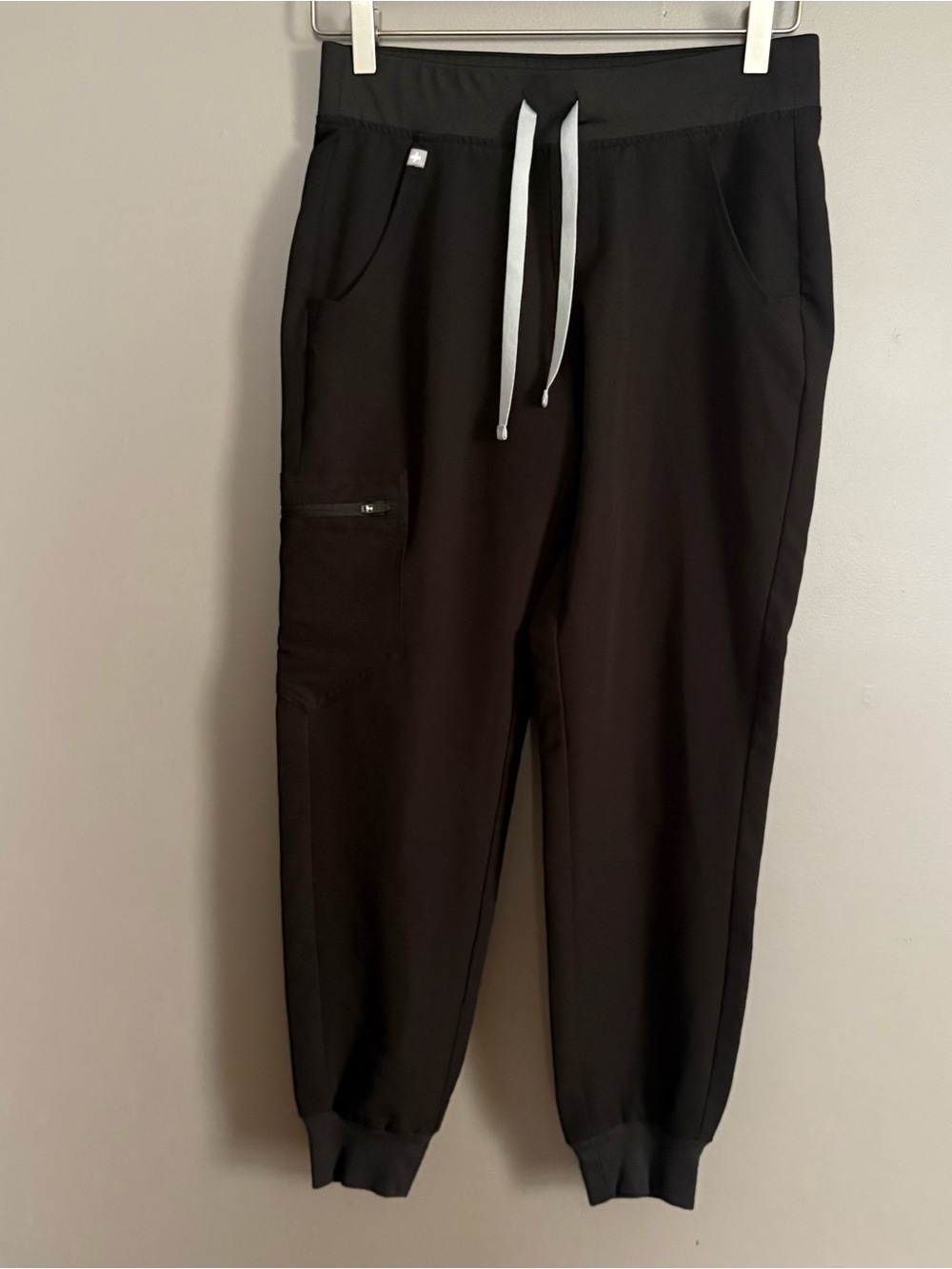 Figs Zamora Black Scrub Joggers Size XS